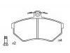 剎車(chē)片 Brake Pad Set:357 698 151 B