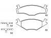 剎車(chē)片 Brake Pad Set:191 698 151 B