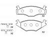 剎車(chē)片 Brake Pad Set:867 698 151